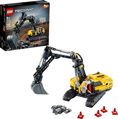 heavy duty excavator|lego technic toy building kit.